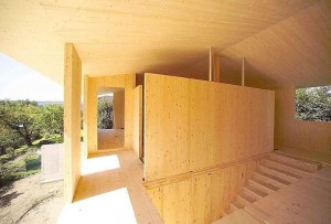 maison panneaux bois massif