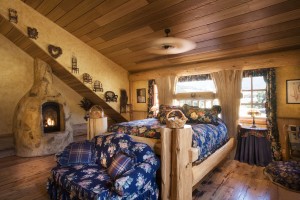 Chambre maison en rondin de bois de luxe